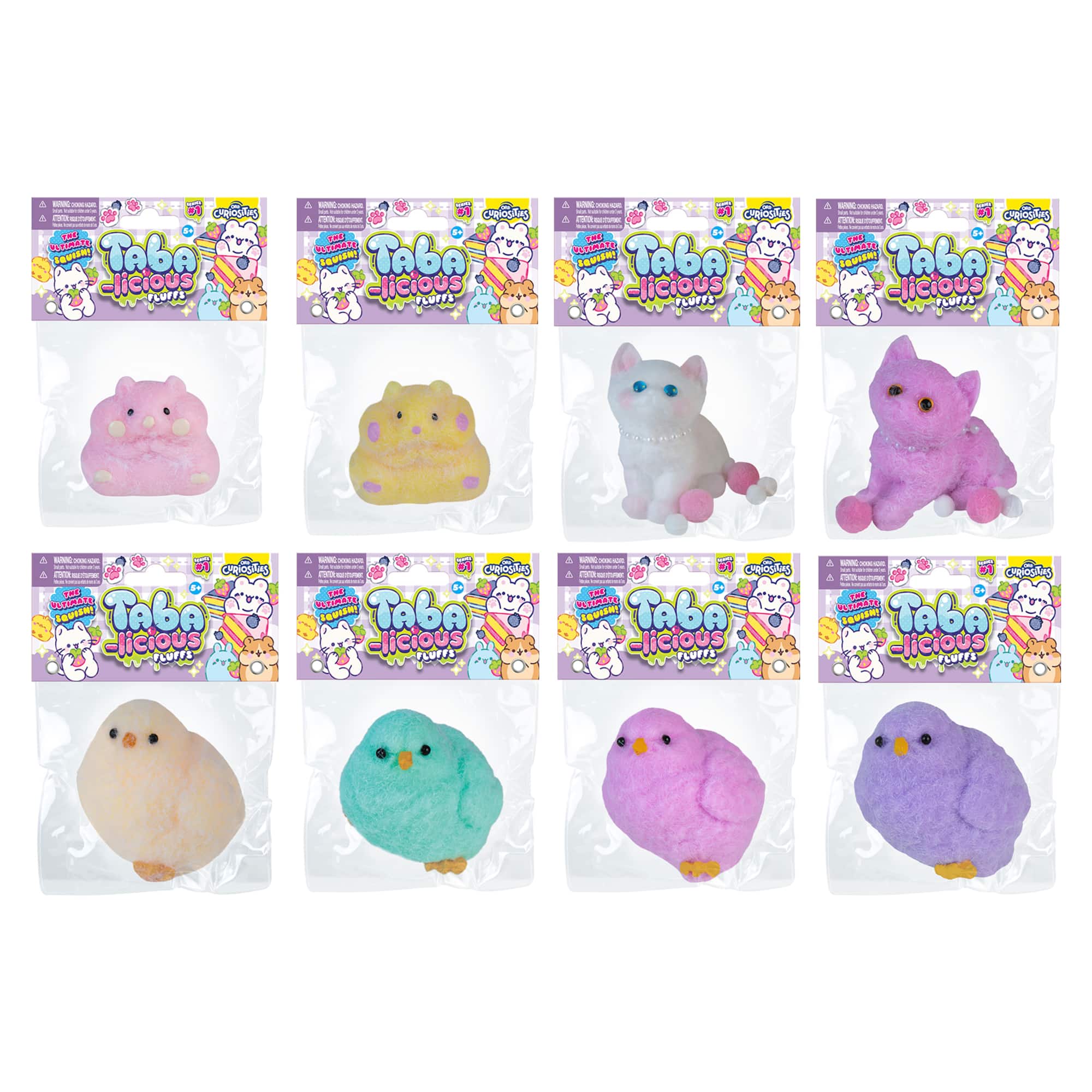 Assorted Orb™ Curiosities Taba-Licious Fluffs Squishy Toy, 1pc.